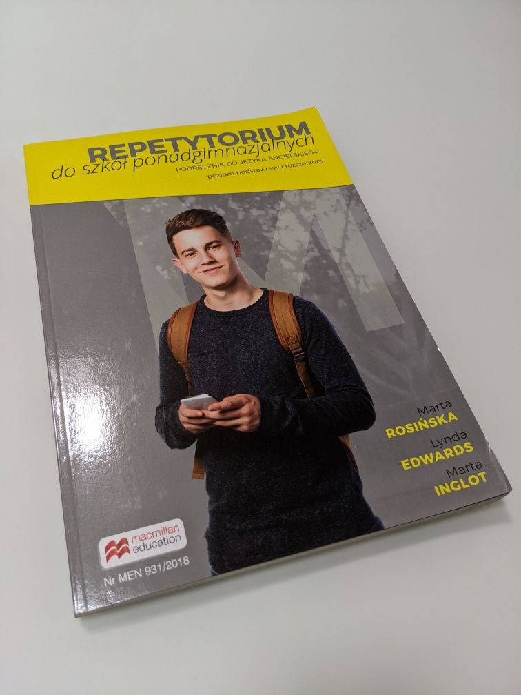 Repetytorium do szkół ponadgimnazjalnych, podręcznik do j.angielskieg