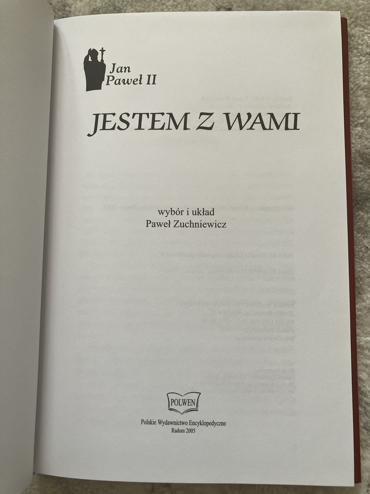 Książka Jestem z Wami Jan Paweł II