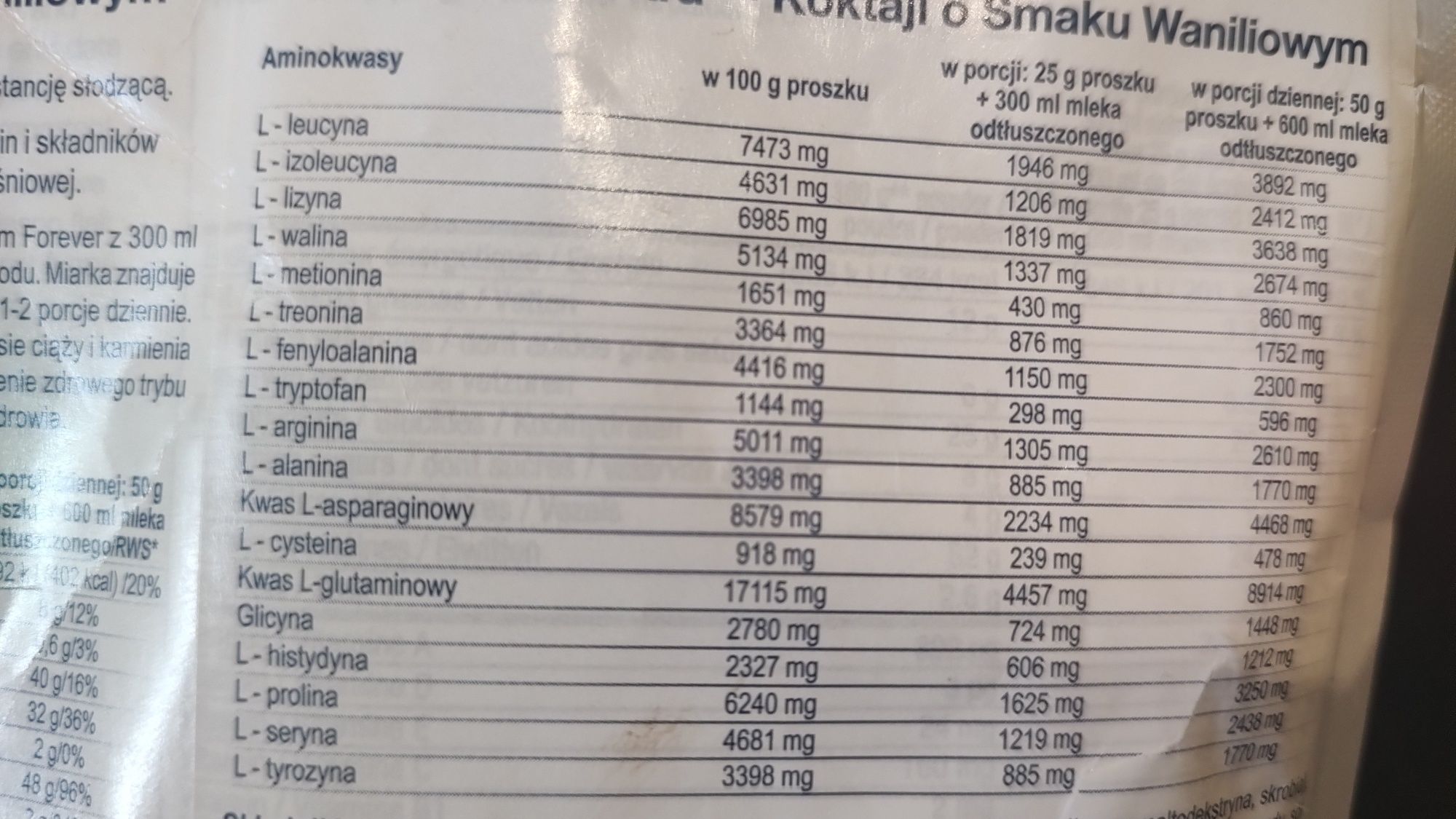 Białko odżywcze Forever