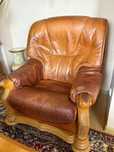 Zestaw wypoczynkowy Kler Skóra Sofa ława
