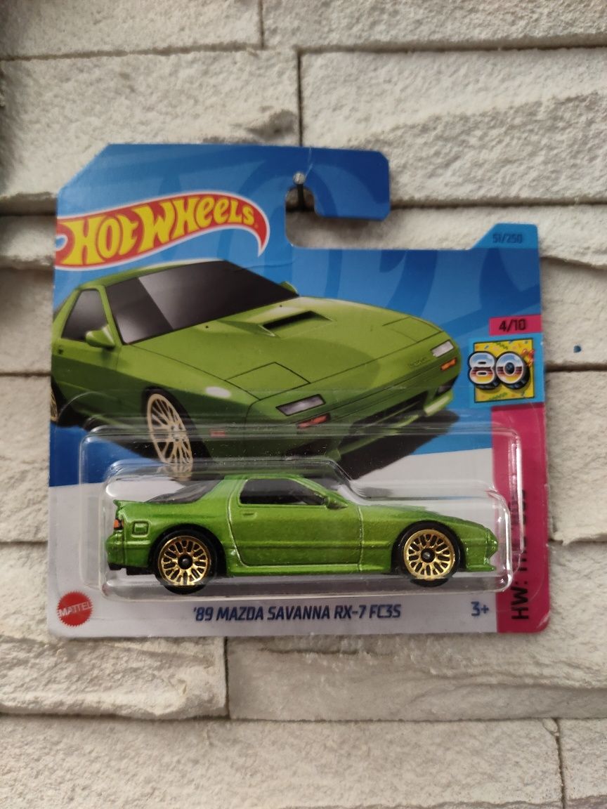 '89 Mazda Savanna RX-7 green Hot Wheels
