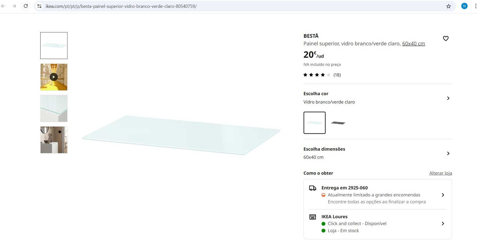 2 Módulos da gama Besta do Ikea