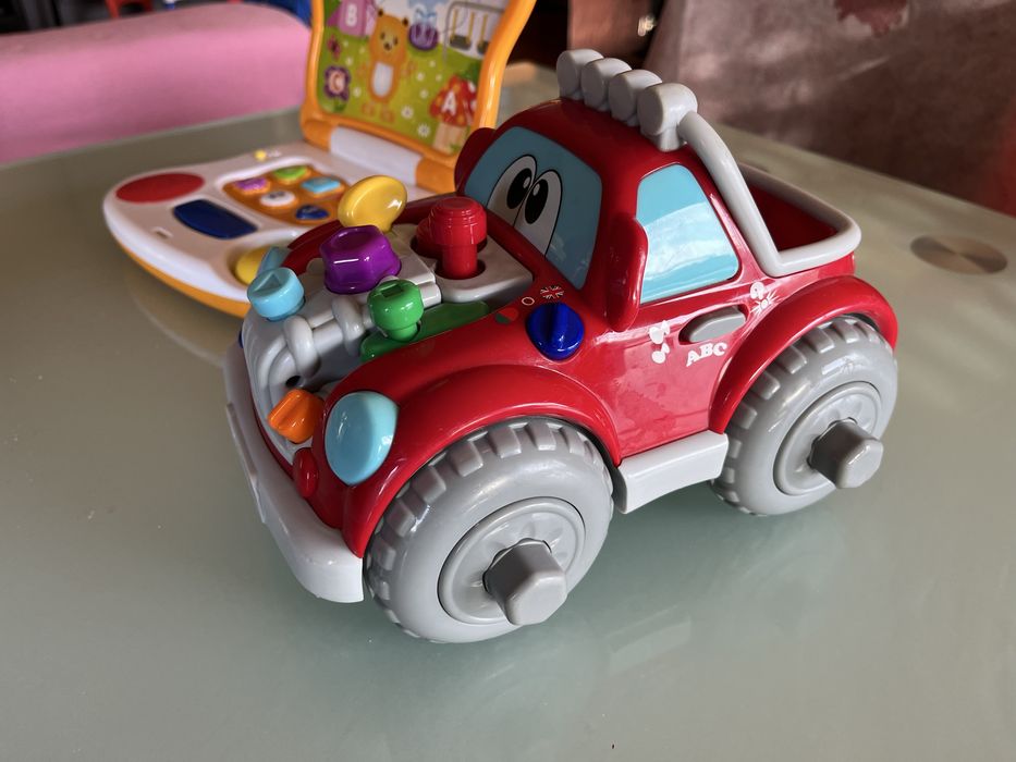 Lote conjunto 2 brinquedos interativos - Carro chicco computador zoko