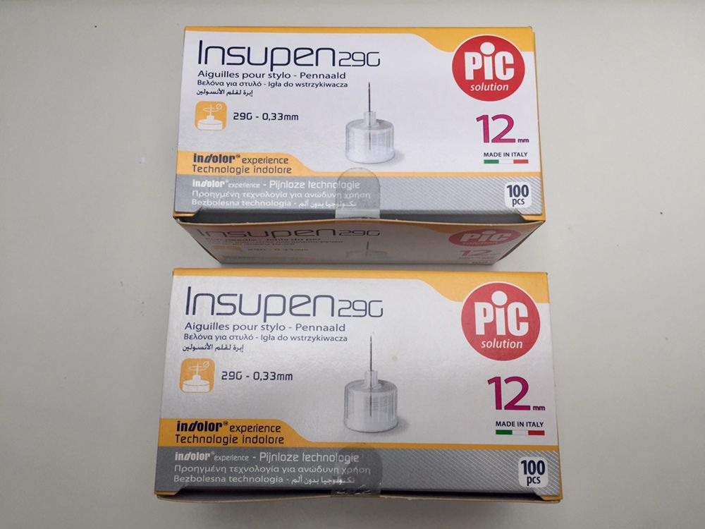 Insupen 29G (0,33 mm) x 12mm 2x100szt