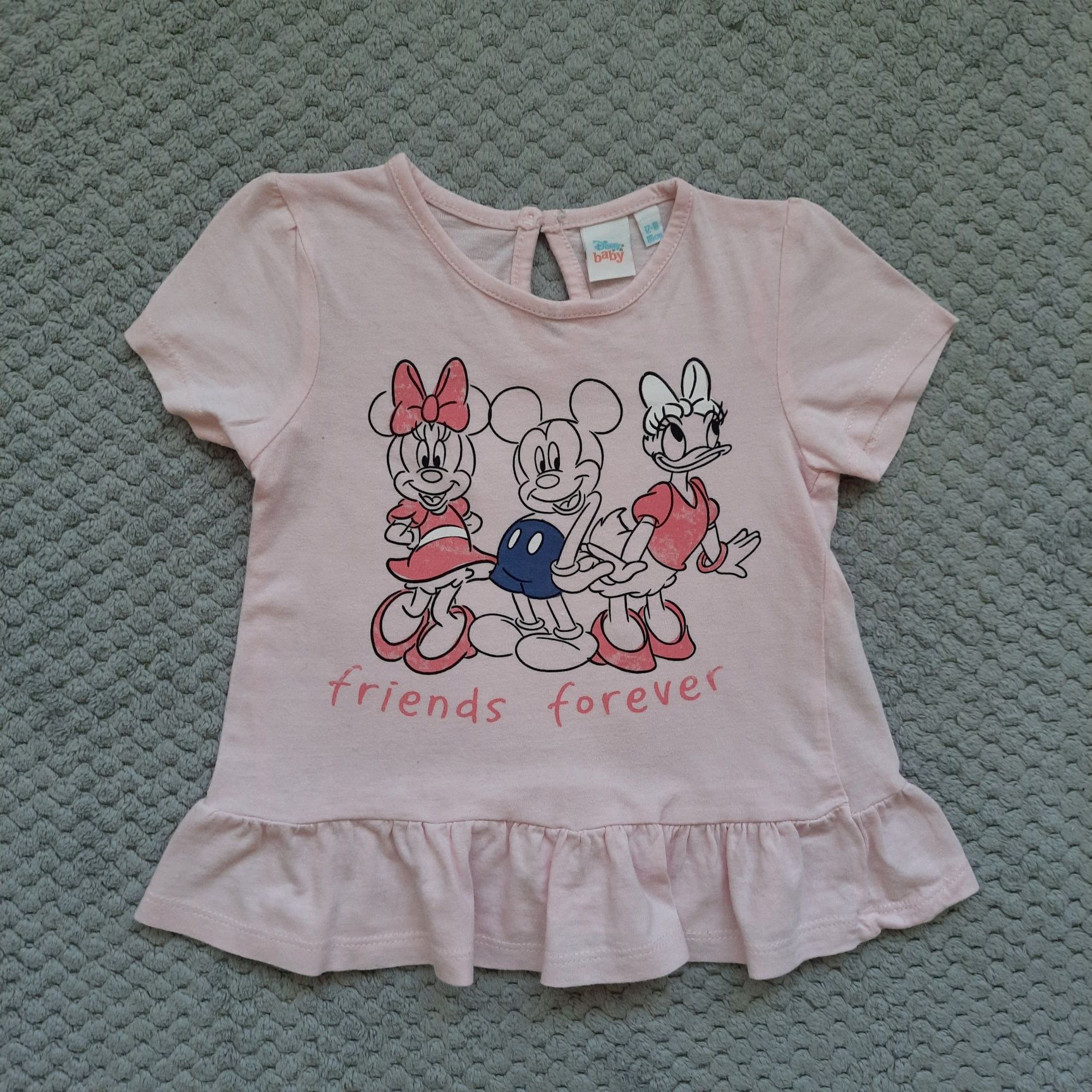 Bluzka dziewczeca bawełna firmy Disney rozm.86 jak nowa