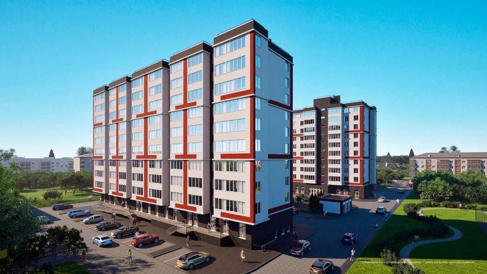 ЯГОТИН продаж нової 1к квартири 42,10м2 ЖК "ЦЕНТР" ВІД ЗАБУДОВНИКА