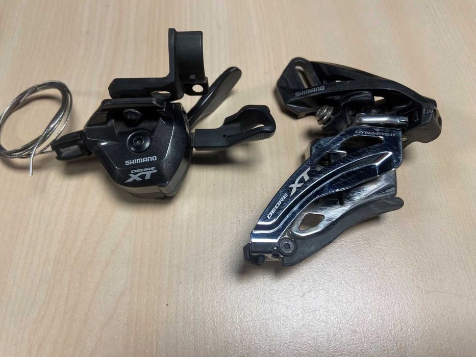 Manetka Shimano Deore XT SL-M8000 + przerzutka przednia XT