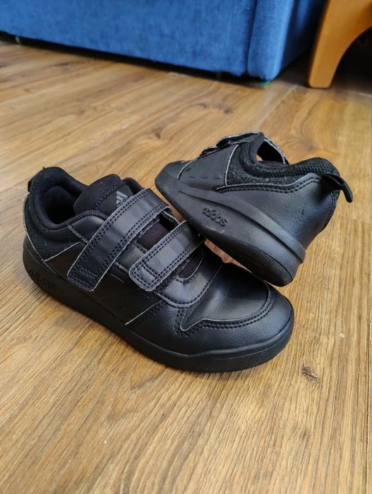 30 1/2 adidas buty adidasy sneakersy dla chłopca na rzepy czarne