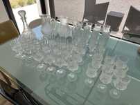 Conjunto de cristal com 48 peças