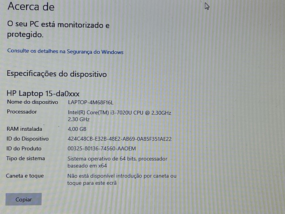 Computador HP Laptop