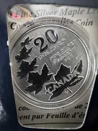 Moneta 20 Dolarów Ag 999 Kanada 2011 r.