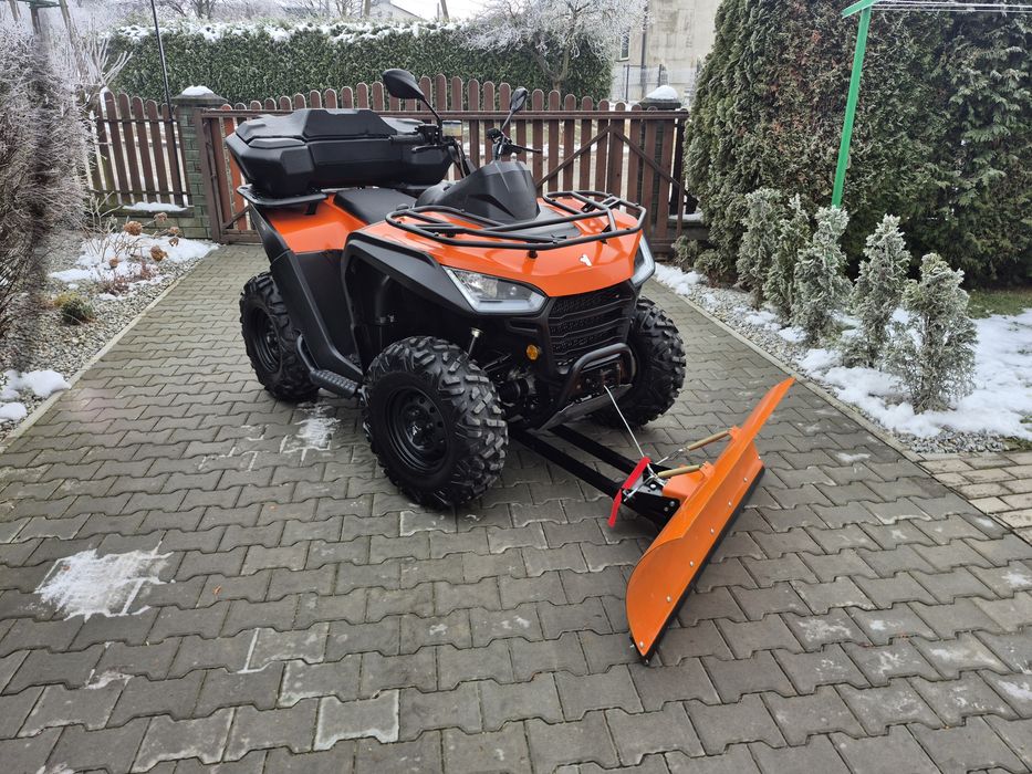 Quad Segway 600 AT6 S - 2024r. - Zarejestrowany! Pług ! Kufer! 900 km!