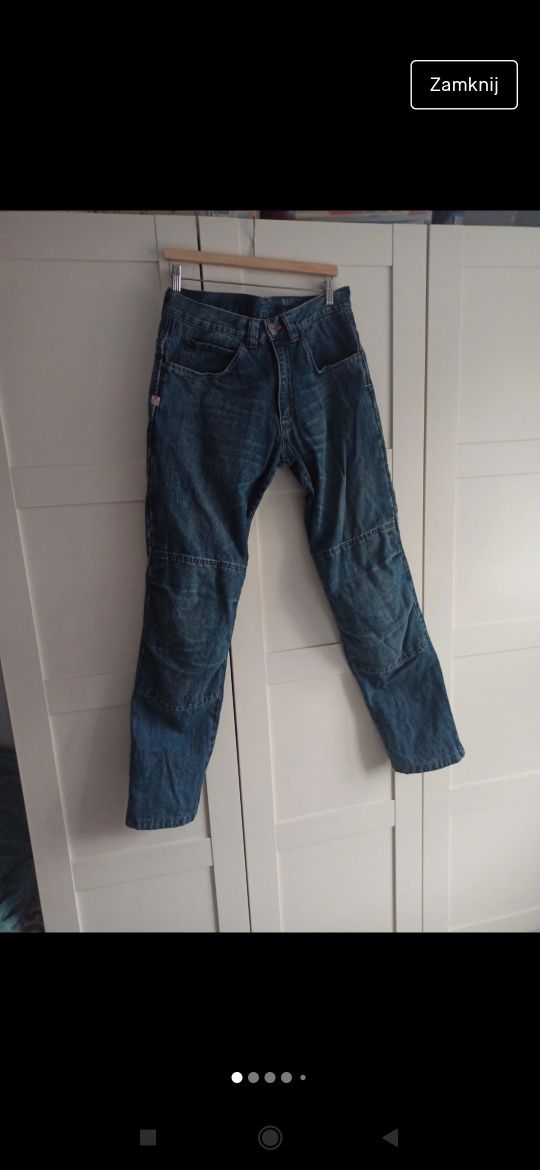 Spodnie motocyklowe M jeans Raider XIII W34 L34