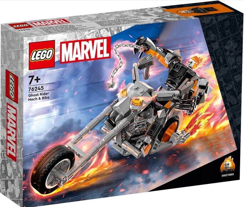 LEGO Super Heroes 76245 Upiorny Jeździec - mech i motor nowe