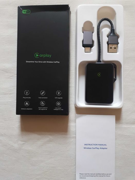 Бездротовий адаптер CarPlay Wireless Adapter BY960S автомобільний