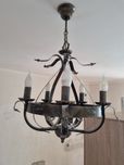 Люстра металлическая кованая