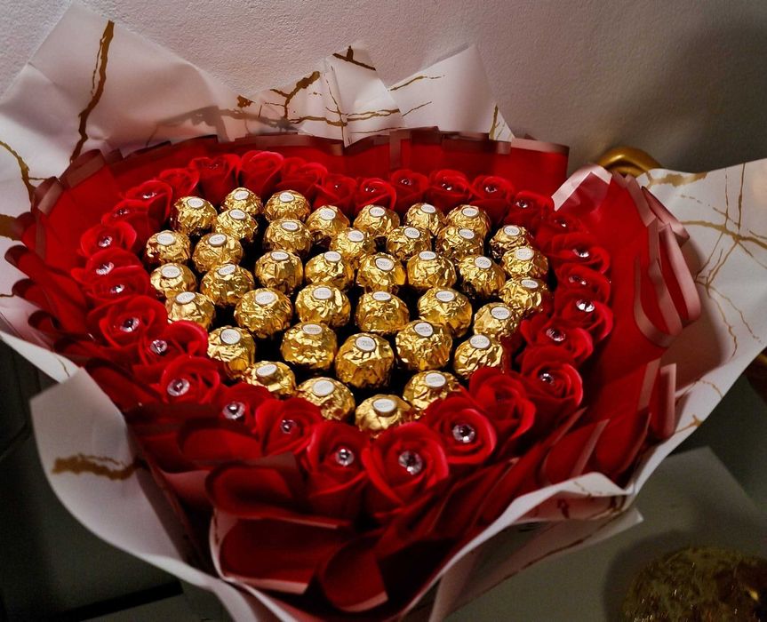 Buquê de Rosas em Sabonete – Feito à Mão