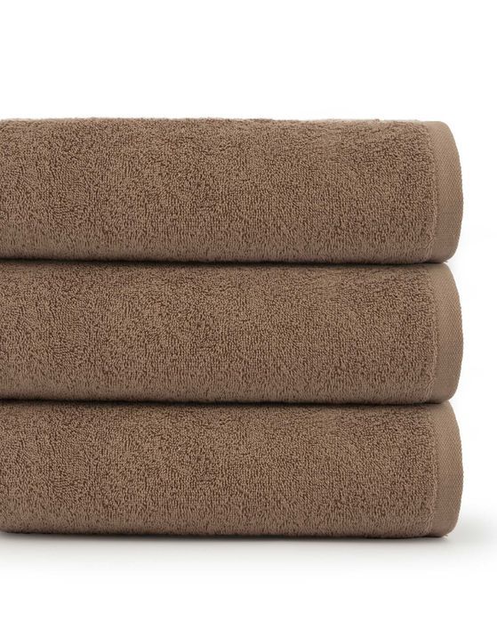 Ręcznik do rąk 50x90 ciemny brąz 450g/m2