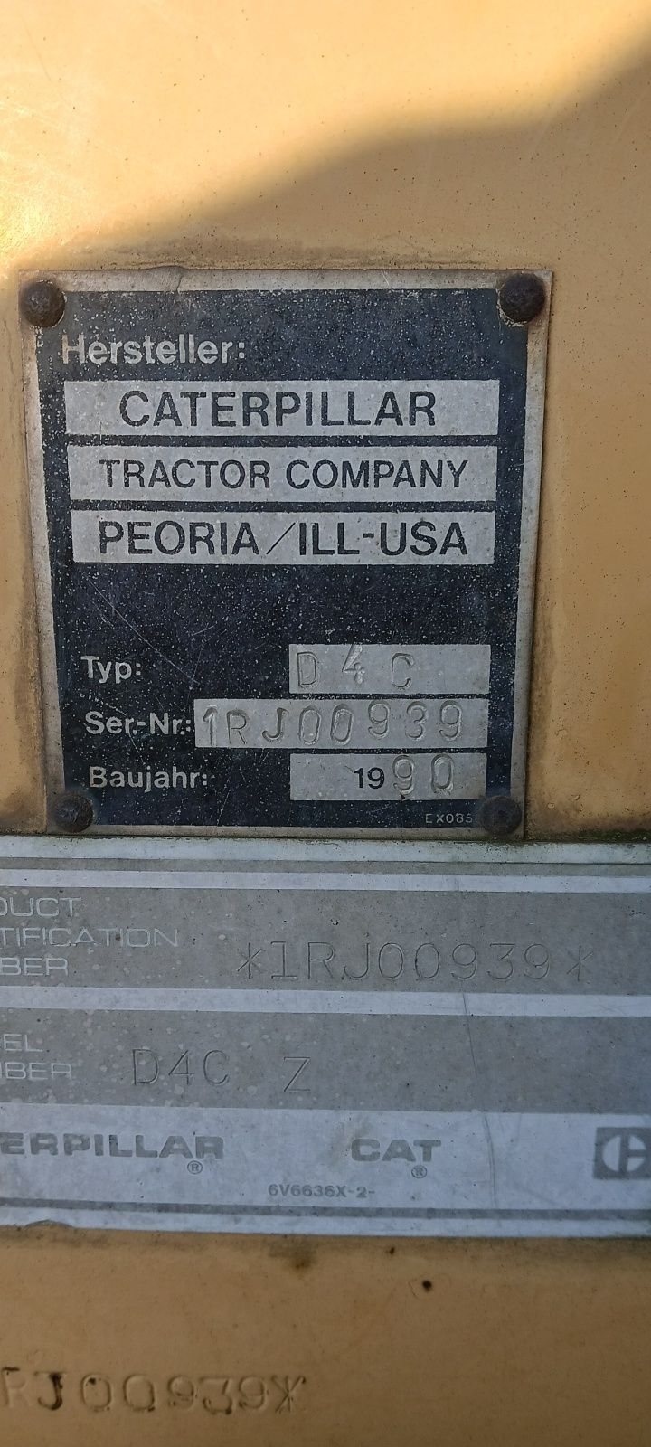 Spycharka caterpillar D4C