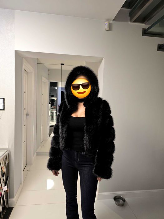 PRZEPIĘKNE futerko bardzo pyszyste S/M