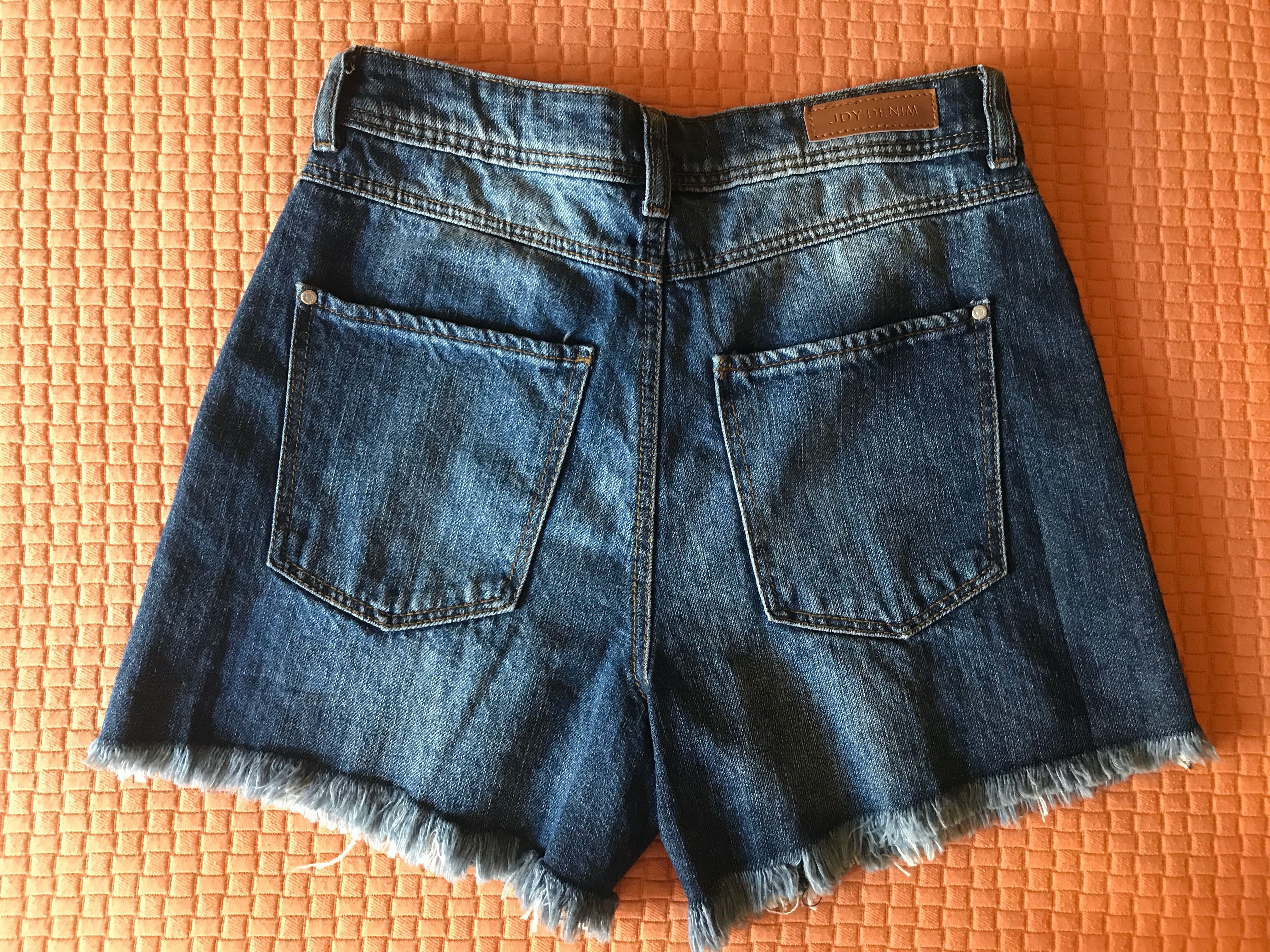 Calções Ganga JDY Denim T.34 NOVOS COM ETIQUETA