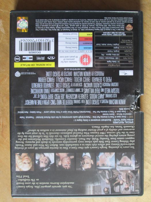 DVD Era uma Vez na América, de Sergio Leone - edição especial 2 discos