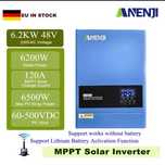 Гібридний інвертор Anenji ANJ-6200W-48V-WIFI 6.2KW WIFi модуль в компл