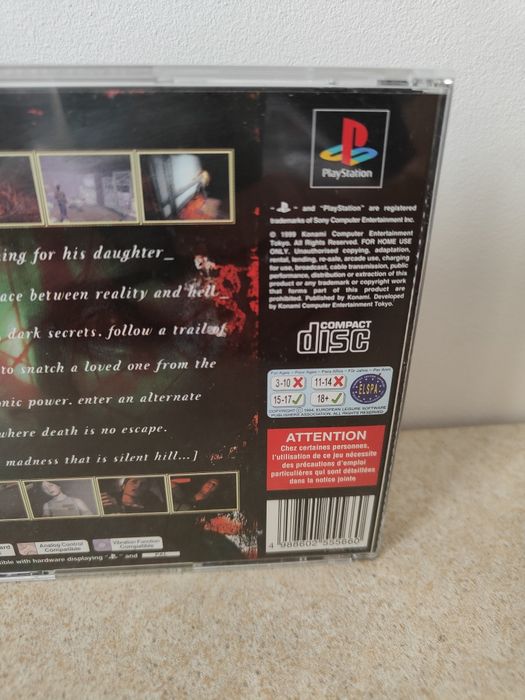 Silent Hill gra PlayStation 1 Ps1 PSX komplet PAL Anglik