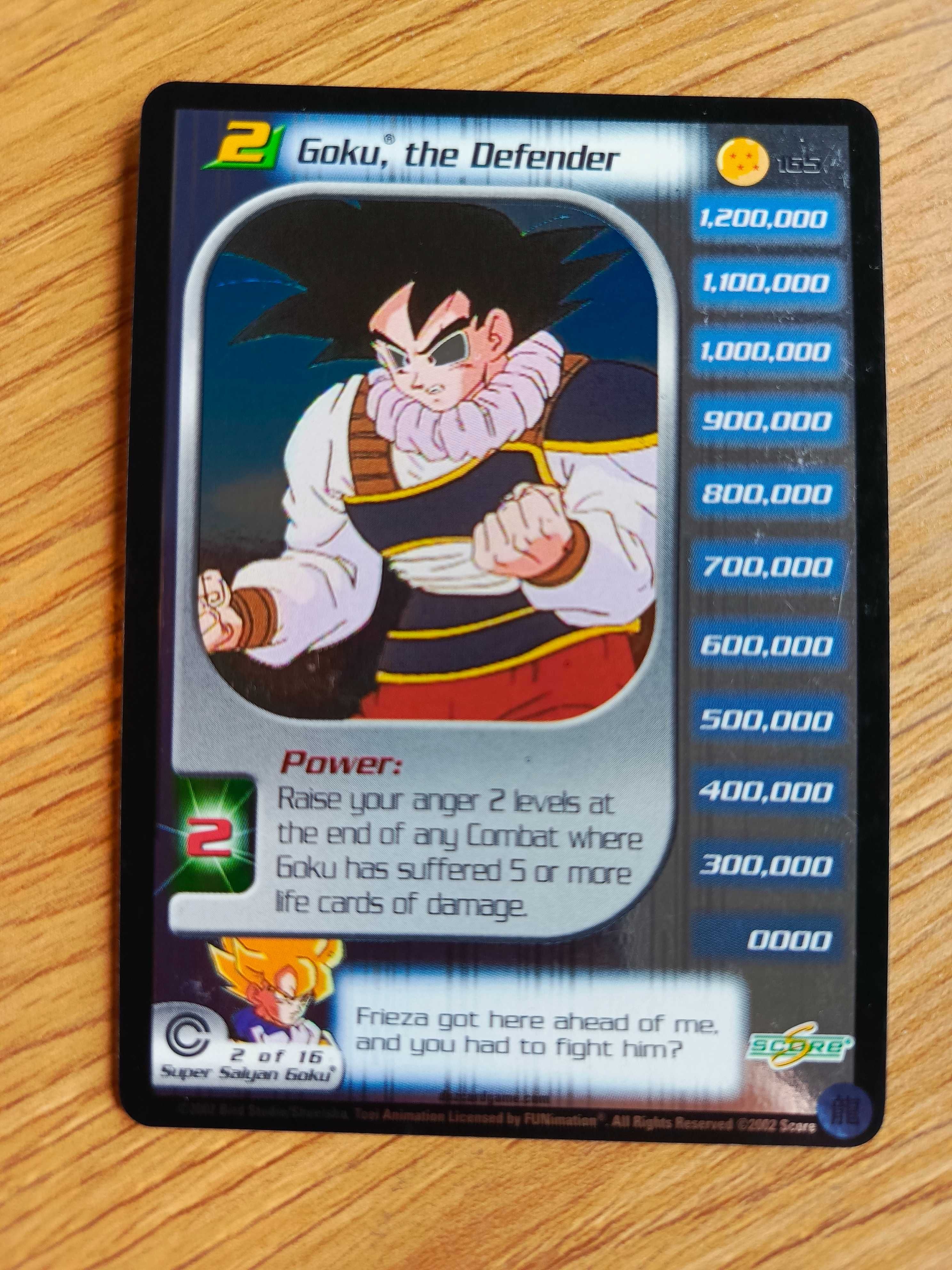 Score Dragon Ball 165 - Goku, the Defender Limited Foil (Reforged)