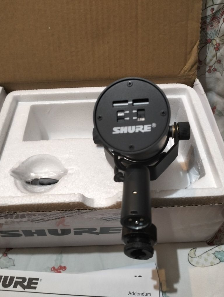 Microfone Shure SM7B novo