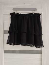 H&M spódnica czarna falbanki