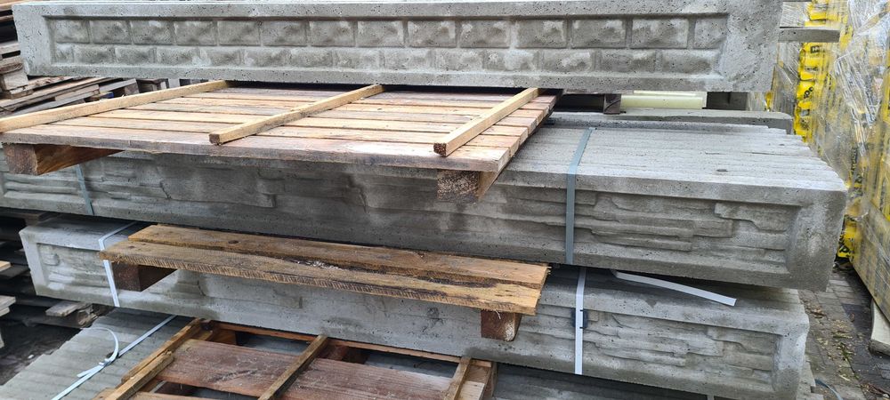 Podmurówka betonowa, systemowa, ogrodzenie panelowe 25x250 / 25x246