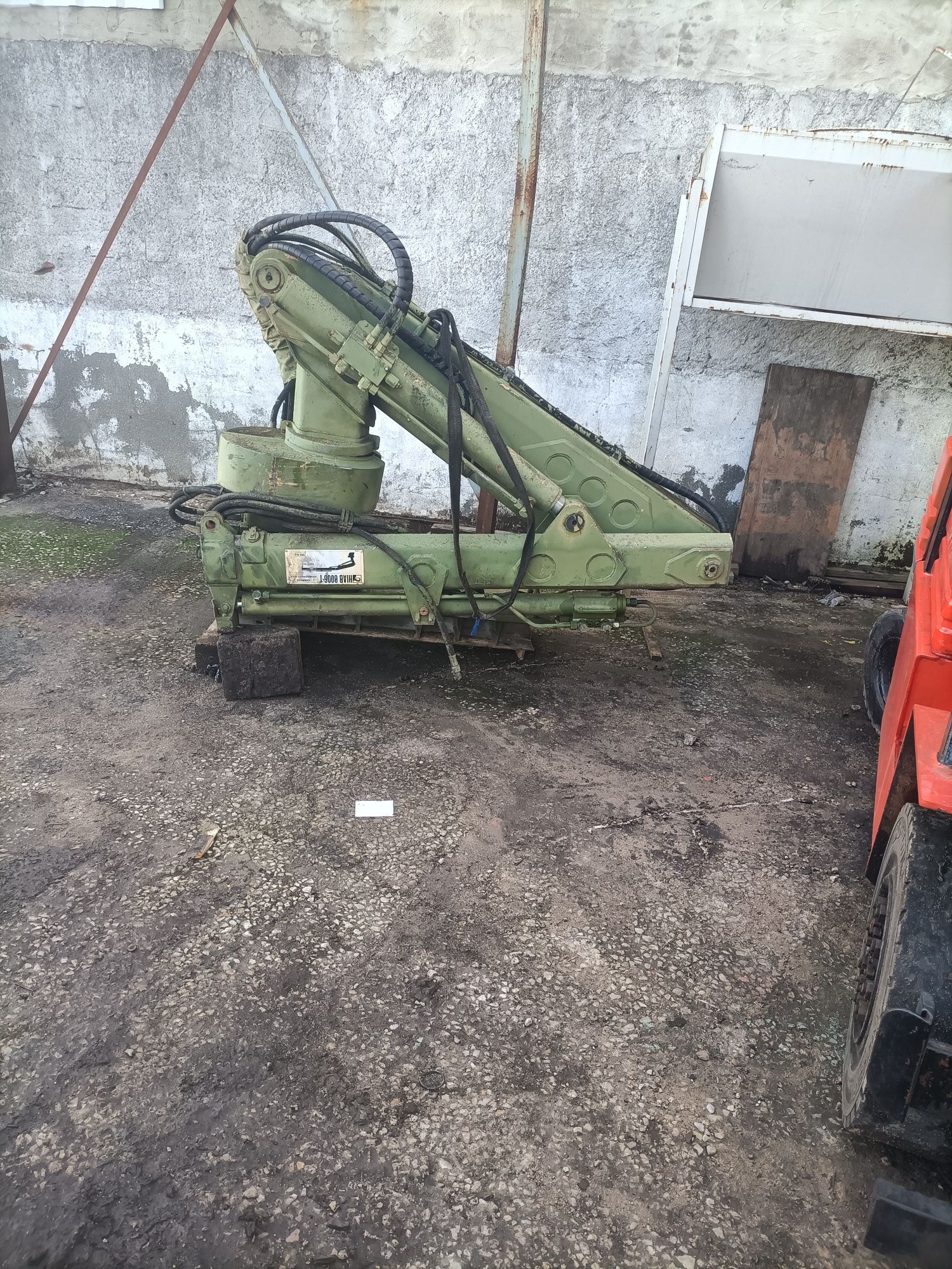 Grua Hiab de dois bracos