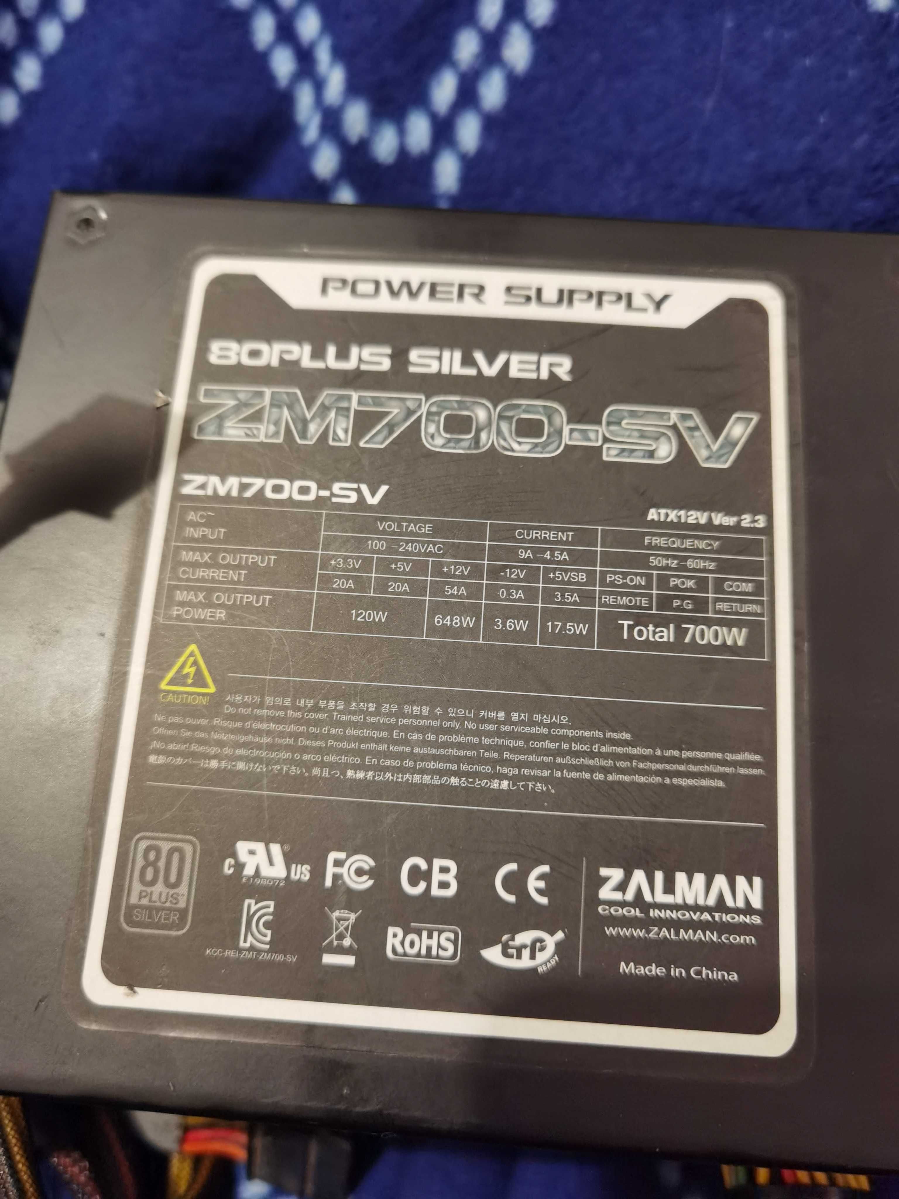Топ Zalman ZM700W-SV 80Plus Silver