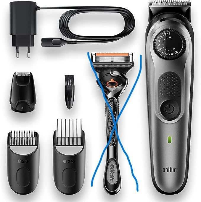 Maszynka Elektryczna do Strzyżenia Twarzy i Brody Braun BT5365