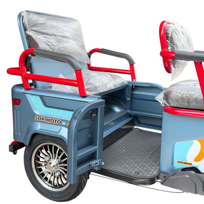 ‼️Электротрайк 2000W-72V-28Ah шини 10"