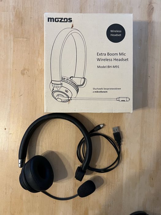 Słuchawki bezprzewodowe Mozos BH-M91 z mikrofonem