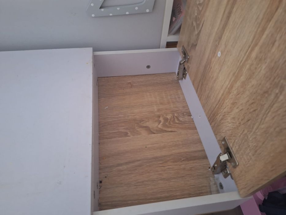 Biurko styl skandynawski 120 cm stan dobry +