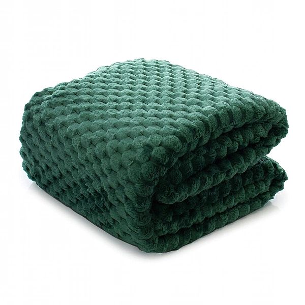 Koc 160x200 Mikrofibra Tłoczona Narzuta Dekoracyjna Puszysta Cristian