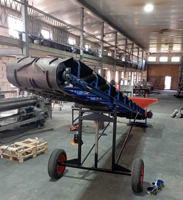 Стрічковий конвеєр, транспортер, ленточный конвейер 300*6000