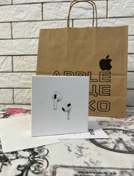AіrPods 3 Куплені в Ябко Нові Чек і Гарантія на пломбочках Apple