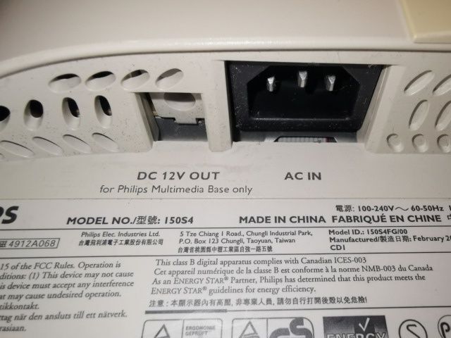 Monitor Philips LED 150 s4 15"
