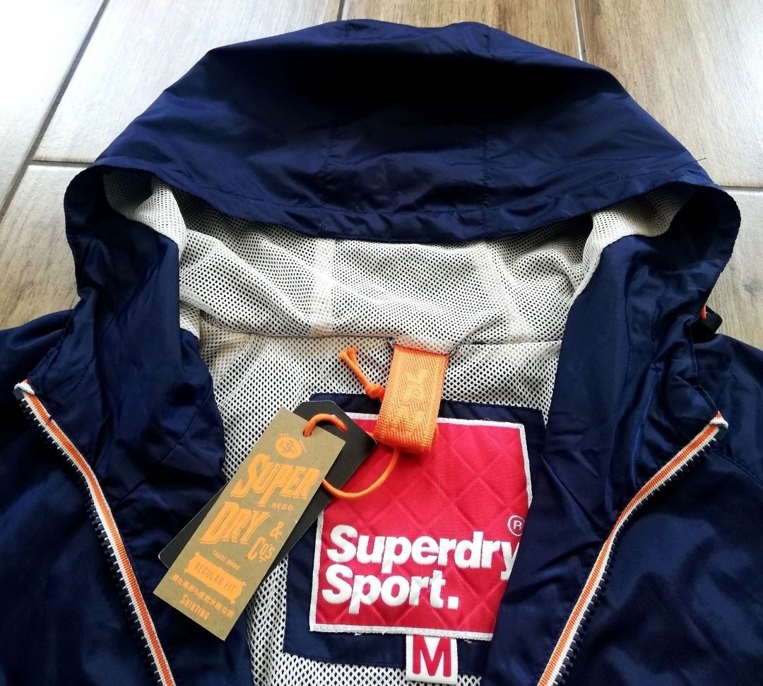 Superdry oryginalna męska kurtka wiatrówka szwedka