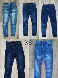 Jeansy w rozmiarze XS