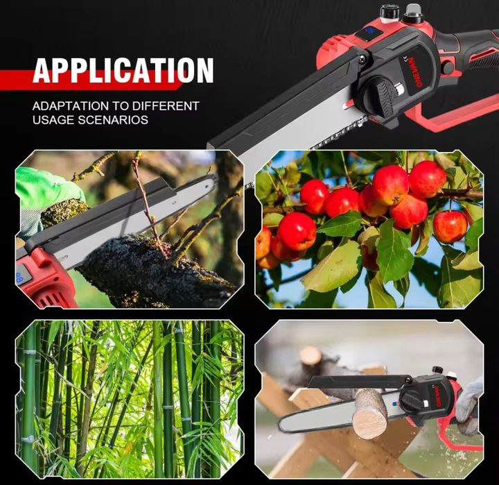 Motosserra com lubrificação