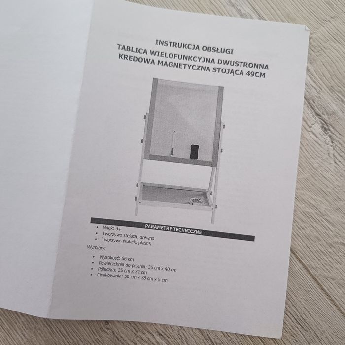 Дошка для малювання 2 в 1 дерев'яна