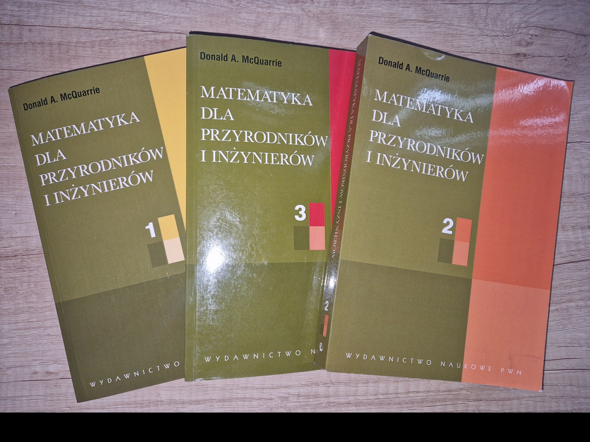 Matematyka dla przyrodników i inżynierów McQuarrie Tom 1 2 3