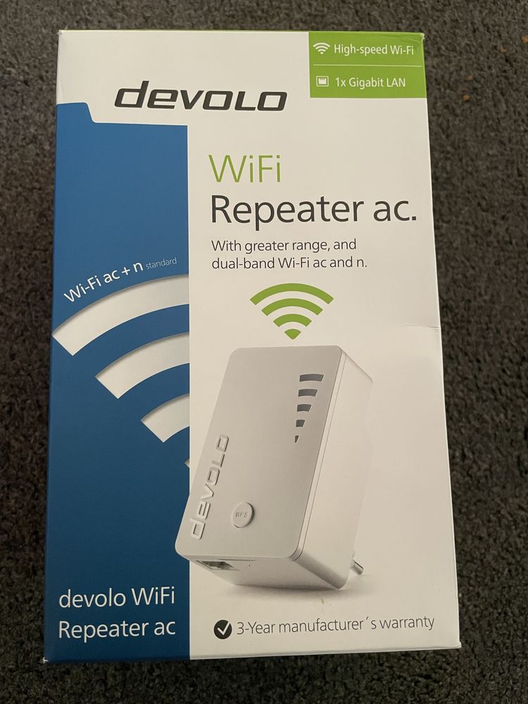 Repetidor WiFi Repeater AC | Branco | Devolo