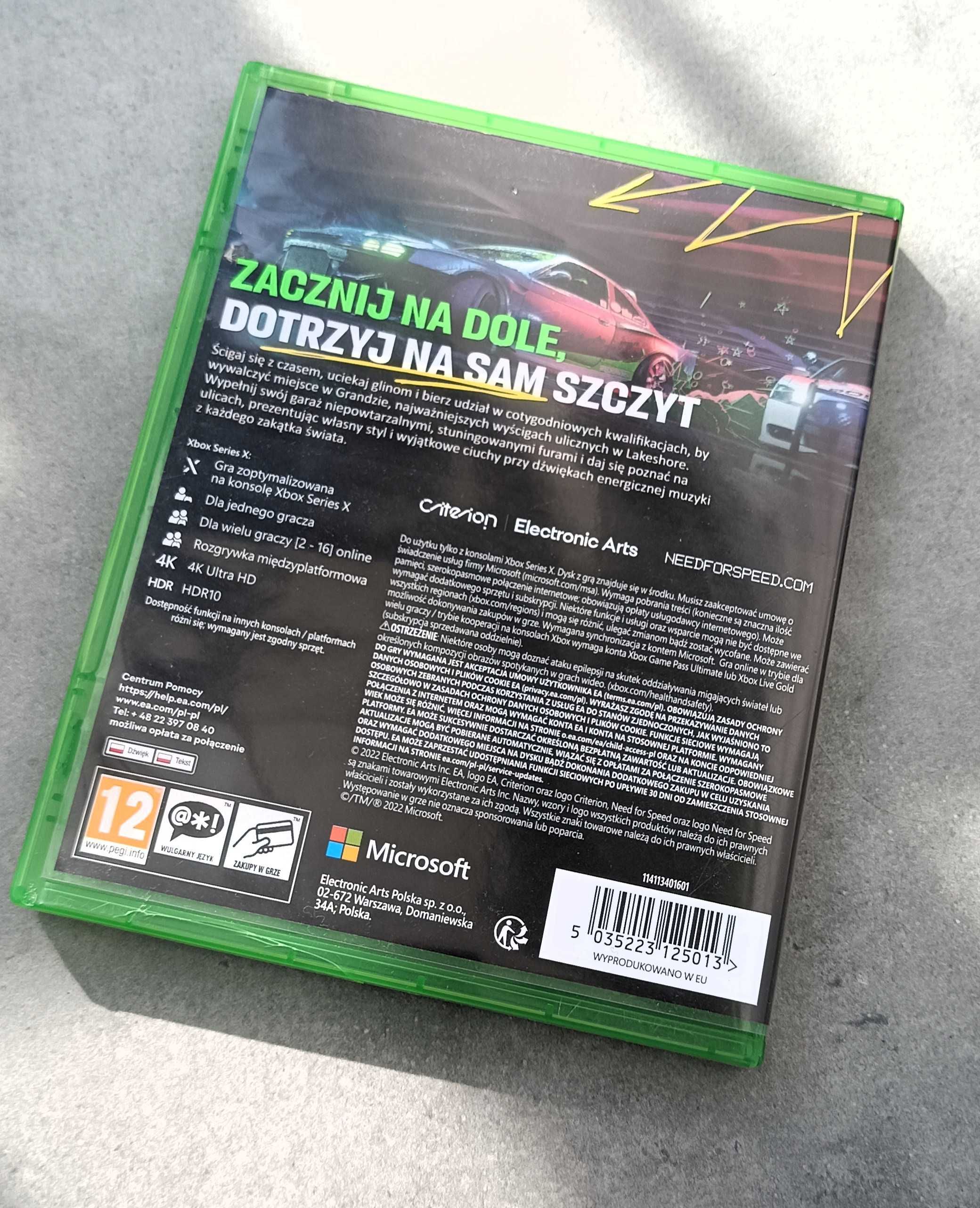 > > Need For Speed NFS Unbound Polski Dubbing – Xbox Series X