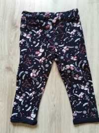 ocieplane legginsy spodnie So Cute rozm. 92